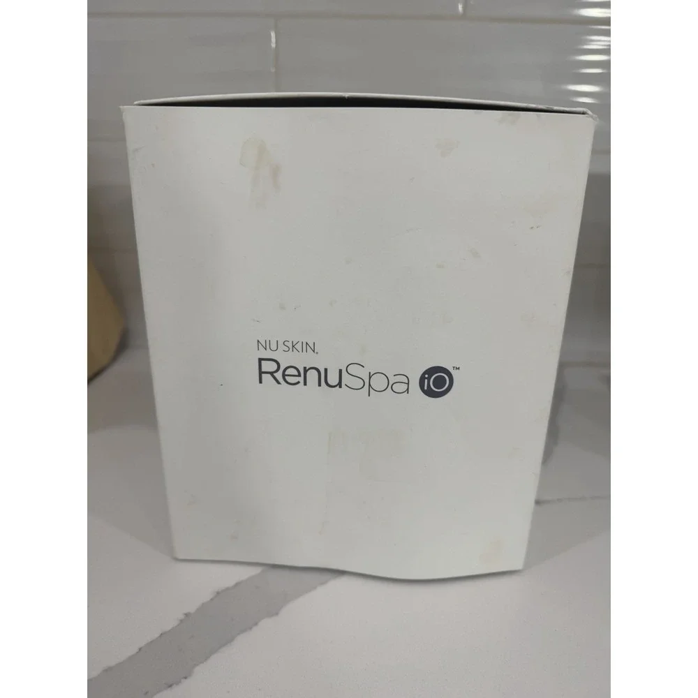 Nu Skin RenuSpa iO Handheld Body Massager Wireless Rechargeable White + Gel